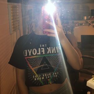 PINK FLOYD cropped top